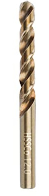 Gunpla Forets de perçage en cobalt de 12 mm, HSS M35 avec tige droite métrique pour acier inoxydable trempé, métal, aluminium, carreaux, bois, plastique et fonte.