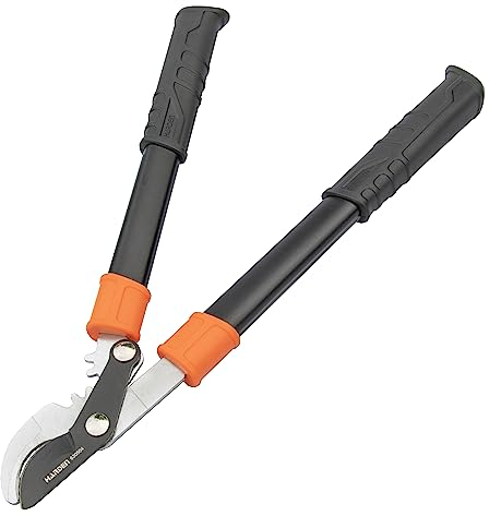 HARDEN Bypass 19 Gartenschere - Teflonbeschichtete Karbonstahlklinge für nasses & frisches Holz bis Ø 30mm - Astschneider - Austauschbare Klingen - Hitzebehandelte Baumschere - Länge: 48cm