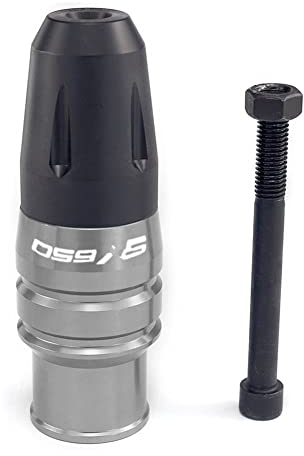 HMLTD Motorrad Sturzschutz Sturzpads Für Suzu&ki SV650/S SV 650 S SV650S Motorrad CNC Zubehör Fallschutz Auspuff Slider Sturzpad Slider (Color : Gray)
