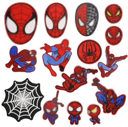 15 Stück Bügelflicken Kinder Flicken Zum Aufbügeln Bügelbilder Für Textilien Patches Zum Aufbügeln Bügelbilder Aufnäher Kinder Sticker Zum Aufnähen Für DIY T-Shirt Jeans Rucksäcke Hut Segeltuchschuhe