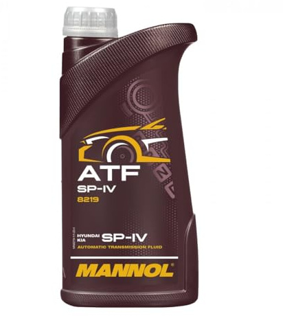 MANNOL 8219 ATF SP-IV Automatikgetriebeöl synthetisch, 1L | Synthetisch für 6-Gang-Automatikgetriebe, beständig -45 °C bis Sommerhitze, schützt Kupplungen,für Hyundai, KIA