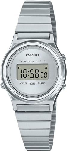 Casio LA700WE-7AEF Miniuhr Analog Stahl Silber