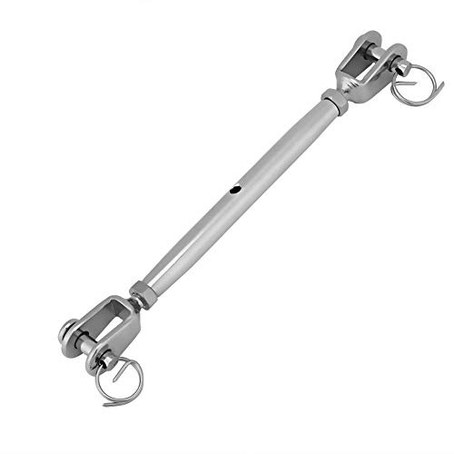 Stainless Steel Rigging Screw ,Closed Body Jaw Turnbuckle Screw Rigging Screw Turnbuckle Heavy Duty Turn Buckle Turnbuckle Fasteners For Boat Yacht (M12)