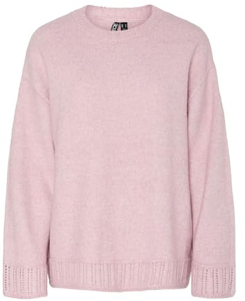 PIECES Pcorly Ls O-Neck Oversize Knit Pwp BC Femme