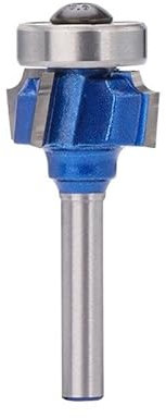 1pc Milling Cutter 1/4 Shank Corner Rounding Router Bits Wood Engraving Bit Chamfer End Mill For Woodworking Tool(R3)