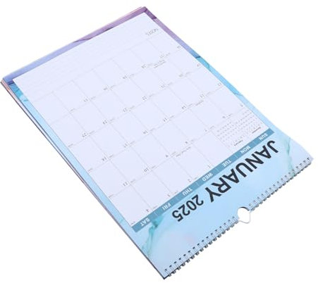 BCOATH Monatlicher Wandkalender Praktischer Hängender Kalender Für Zuhause Und Büro Dekorativer Terminplaner Mit Klarer Druckqualität Und Ausreichend Schreiben