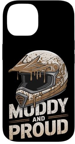 Vélo tout-terrain boueux et fier Coque pour iPhone 14