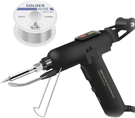 3-in-1 Welding Pen Rust Removal, Cutting, Welding, Soldering Iron Kit, 80W Lötkolben Set Automatische Elektronik Lötpistole Kit, Lötkolben Set, Lötpistole Handheld Entlöten Zinnpistole Für DIY (A)