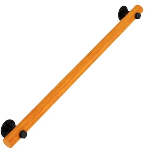 90cm Corrimano Legno for Scale Interne, Ringhiera A Muro for Anziani, Passamano Moderno Capacità di Carico 180KG, Maniglie Antiscivolo Supporto di Sicurezza for Casa, Corridoio, Soppalchi, Terrazze(19