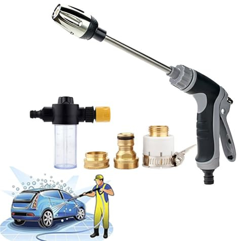 Pressure Washer, 360° Rotating Waterblitz Pressure Wash, Hose Attachment (1 Set)