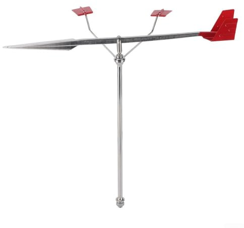 Oniissy Bateau Girouette Bateau/Yacht Pièces Marine Girouette Indicateur de Direction du Vent Acier Inoxydable 304 Pour Yacht Bateau Voile