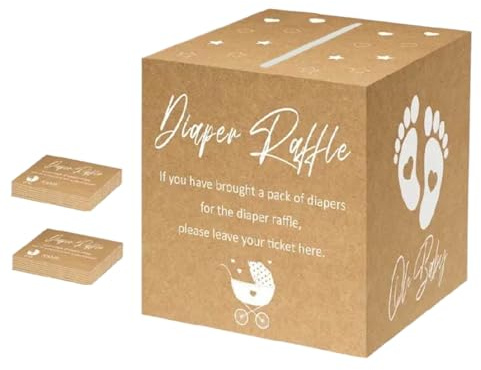 Ahuuen Caja Revelación Género - Juego para Baby Shower | Suministros Fiesta Parejas Padres Evento Celebración Hogar Embarazo Cumpleaños