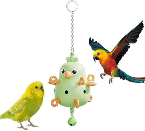 ZHUMCCY Juguetes para Aves,Accesorios para Masticar Y Afilar Garras De Periquitos - Juguetes para Jaula de Ninfas - para Periquitos, Loro Gris, Cacatúa, Agapornis, Veterinarios Aviares, Época De