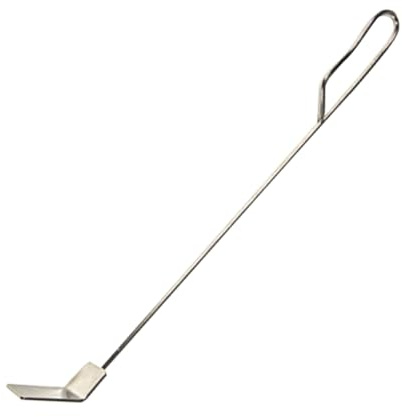 Rastrello Per,Pulitore in Acciaio Inossidabile con Manico Lungo,Rastrello per Pulizia della Cenere per Grill a Carbone e - per Barbecue Pizza Stufe a Legna Grigliate