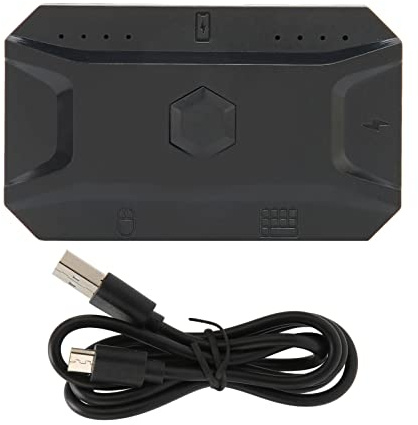M1 Pro Tastatur-Maus-Konverter, USB-Tastatur- und Maus-Adapter, Bluetooth 5.0 Game-Controller-Adapter mit NOE-Algorithmus für Android HarmonyOS, tragbares Gaming-Zubehör