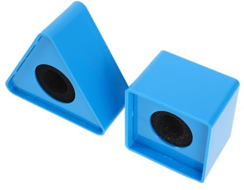 Zerodeko 2pcs 2pcs Microphone Flag Station Cube Mic Flag with Abs Sponge Portable Sturdy Base for On-the-spot Interviews News Reporters