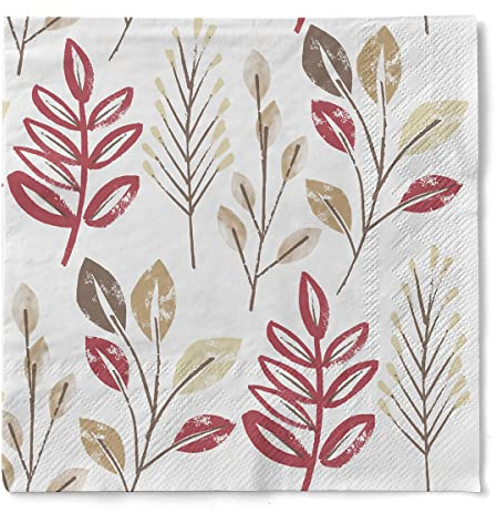 Mank Tissue Servietten 1/4 Falz Premium Einweg Serviette Perfekt für Gastronomie und Events 100 Stück Cedrik (Bordeaux-Braun, 33 x 33 cm)