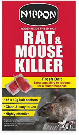 3X Rat & Mouse Killer Fresh Bait 150g