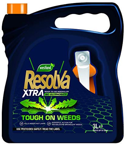 Resolva 20300524 Xtra Ready to Use Weed Killer 3L, Natural