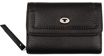 TOM TAILOR Lilly Damen Geldbörse Portemonnaie Mittelgroß Schwarz