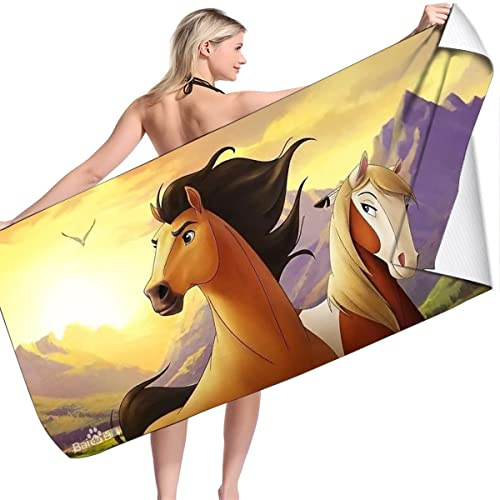 LRUD Spirit Duschtuch 70x140 - Strandtuch Badetuch,groß Badetuch Kinder Geschenkidee,Badetuch Für Jungen Und Mädchen, Microfaser Handtücher (A03,80x160cm)