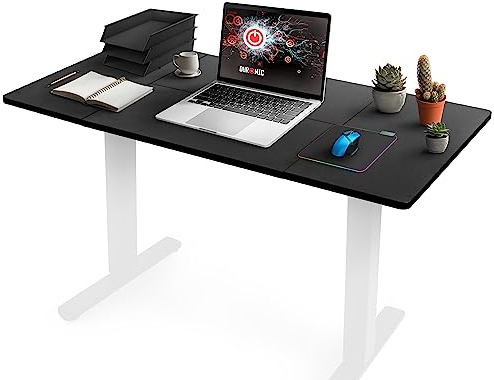 Duronic TT120 BK Tischplatte | Schreibtischplatte 120 x 60 x 1,9 cm | Table Top für individuellen Tisch | Ideal für höhenverstellbare Workstation | Sitz-Steh Schreibtisch für Home-Office und Büro
