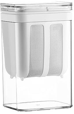 Sharplace Griechisches Joghurtsieb, Lebensmittelsieb, 1100 ml, haushaltswaschbar, Küchenzubehör, Nussmilchbehälter mit Deckel Joghurtbereiter mit feinem Netz, Joghurtfilter Joghurtmacher für Picknick