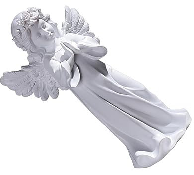 DECHOUS 1pc Retro Angel Statue Tabletop Ornament for Home Decor Charming Church Decoration Lifelike Adornment for Fireplace Unique Ideas Compact Design