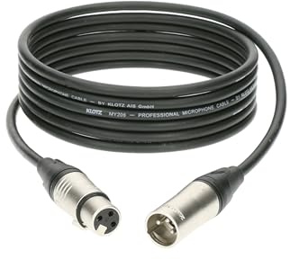 Klotz M1K1FM0060 Mikrofonkabel schwarz 0,6 m - Mikrofonkabel