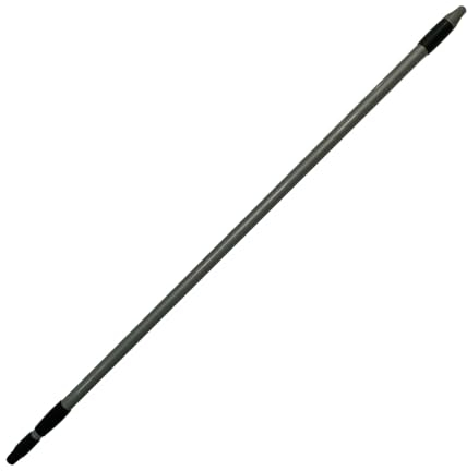 Keroppa Palo Mango Telescópico Mango para Fregona Escoba y Mopa Con Rosca Extensible Resistente Fácil Almacenado Medida Ajustable de 1,1 a 2 metros Gris