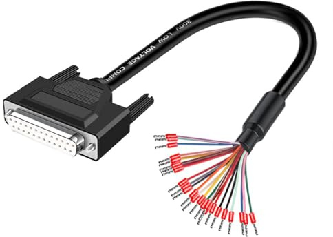 Harrisen DB25-Buchse lötfreier Adapter mit 1.5M 26AWG Ersatzkabel