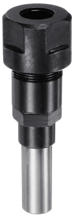 sourcing map Router Collet Extension Rod Converter Adapter 12.7mm to 12.7mm for CNC Engraving Machine Woodworking Milling Bit