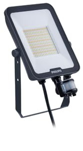Philips Projecteur LED Ledinaire BVP167 50W 6000lm 110D - 830-840-865 CCT | IP65 - Détecteur de Mouvement et de Lumière - Symétrique