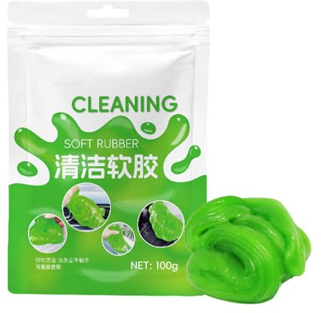 Mastice auto per la pulizia, detergente per interni auto – Car Vent Cleaner gel detergente, kit per la pulizia, pulizia interni auto, strumenti per la pulizia 'auto, tastiere, stampanti, mobili