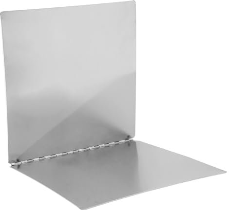 PAMINGONO Fettspritzschutz Aus Edelstahl 30x30cm Faltbar Hitzebeständiger Herdschutz Für Küche Bruch Und Verformungsbeständig Spritzschutz