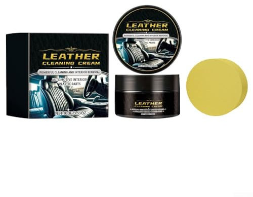 Crema para el cuidado del asiento de cuero con poder de restauración ideal para múltiples aplicaciones