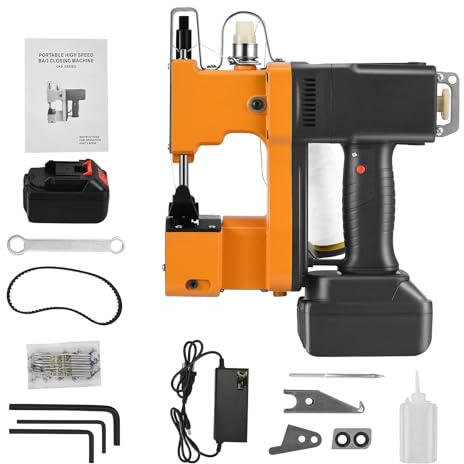 Macchina da Cucire Portatile Cucitrice Portatile per Tessuti Closer Stitcher Per Borse Tessute, Borse di Pelle di Serpente, Borse di Riso