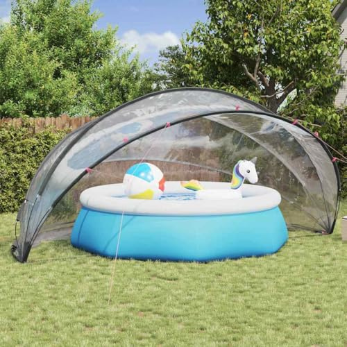 Générique Dôme de Piscine Transparent 546 x 516 x 250 cm PVC,Maison & Jardin,Piscine & Spa,Accessoires pour piscines & spas,Bâches de piscines & Tapis de Sol,Transparent,20.95 KG,42001129