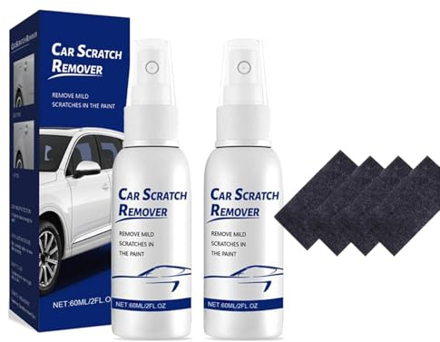 Fixapro Voiture,Efface Rayure Profonde Voiture avec 4X Cloth Nano,Efface Rayures Profonde Voitures,Pâte Réparatrice Rayures Auto pour Peinture,Phares et Vernis,Tourbillons et Taches d'eau (2)