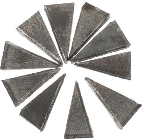 Alasum 20 Pièces Coin pour Marteau en Acier au Carbone Haute Teneur | Outil de Réparation, Calage et Fixation du Manche, Design à Face Levier, Usage Menuisier