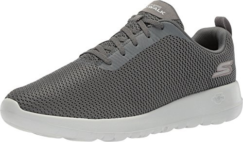 Skechers Go Walk Max sneakers för män, Charcoal textil trim, 44 EU