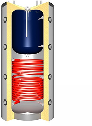 Schindler + Hofmann J00044 Pufferspeicher 1500 L mit Brauchwasser + 1x Solarwärmetauscher/C