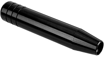 Akozon 18cm Universal Aluminum Alloy Gear Shift Knob Handle for Manual & Automatic Cars – Stylish Black Shifter Lever (Black)