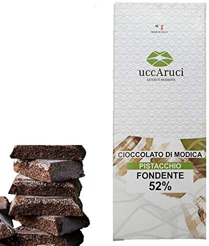 Chocolate Pistacho Modica 100g - UCCARUCI - Oferta 5 piezas