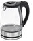 Bollitore elettrico - Bollitore elettrico - Bollitore in vetro - Bomann - WKS 6032 G CB Bollitore 1,7 Litri - Cromo - Base 360° - 2200 Watt