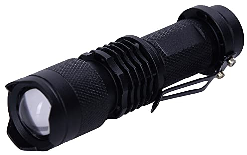 Kerbl LED-Schierlampe inkl. Batterie, Zwei Aufsätze, Eierprüflampe Eier ab 18mm