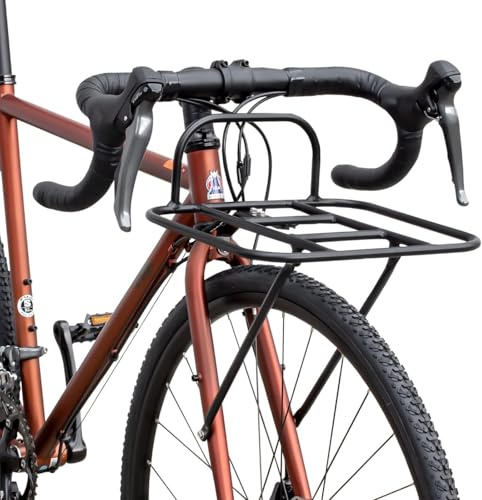 GORIX Porte-Bagages Avant pour vélo de Route VTT (GX-Rack) (Normale)