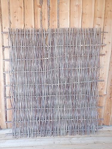 Förch HASELNUSS Zaun SICHTSCHUTZ Schutz WEIDENZAUN FLECHTZAUN UNBEHANDELT 180x150
