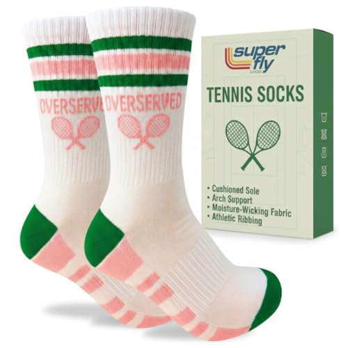 Super Fly Goods Performance Socks Men & Women Novelty Athletic Socks for Sports Golf Tennis Pickleball Yoga Unisex