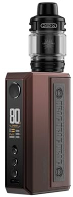 VOOPOO Drag 5 Kit Mod Tank Starter Kit Sigaretta Elettronica Vape (No Nicotine) (Gradient Brown)